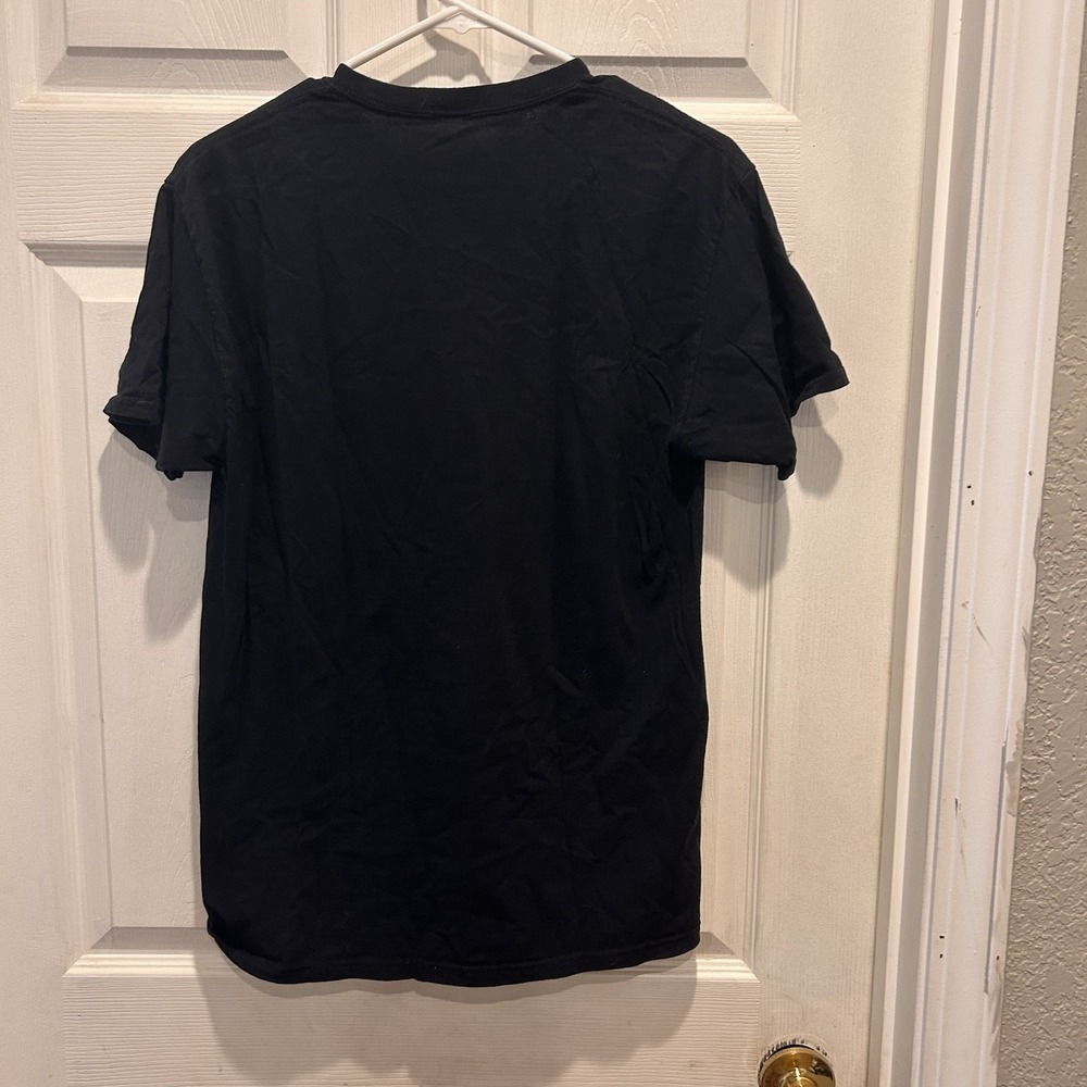 DOM Mens Alien Graphic T-Shirt Black No Sign of Intelligent Life Anywhere Size M - Picture 4 of 4